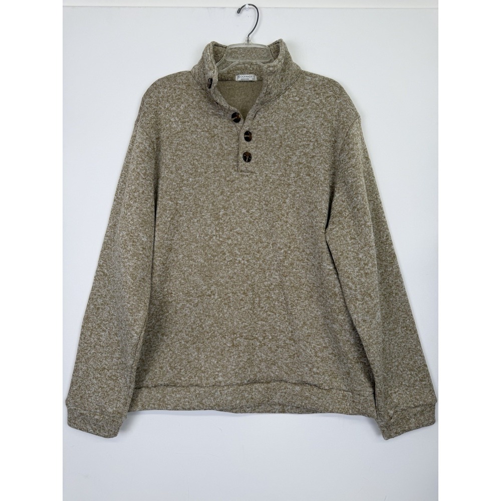 COOFANDY Men's Casual Slim Fit Pullover Sweater‎ Knitted Size XXL Long Sleeve